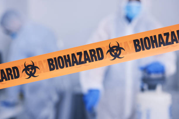 Professional Biohazard technician working in Dallas, NC